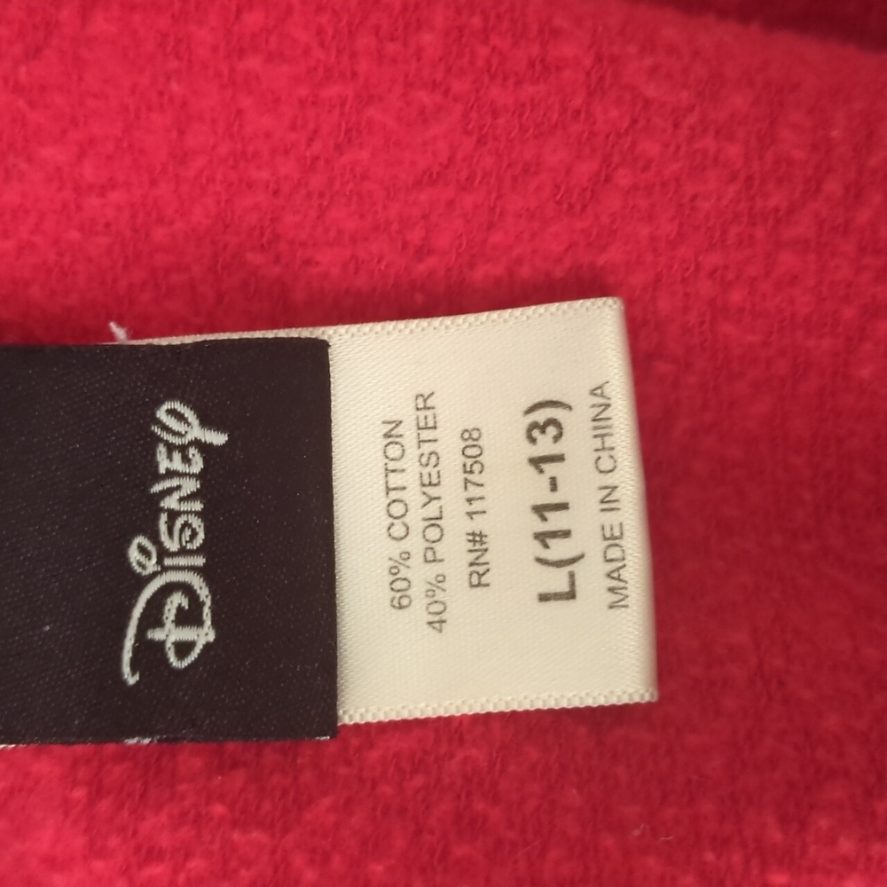 Disney Vibrant Red ApparelDisney L 11-13 - Picture 4 of 4